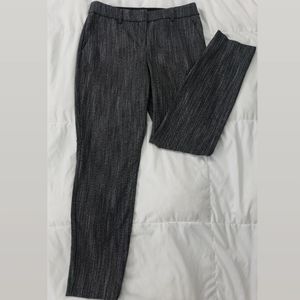 Low Rise Tweed Columnist Ankle Pant